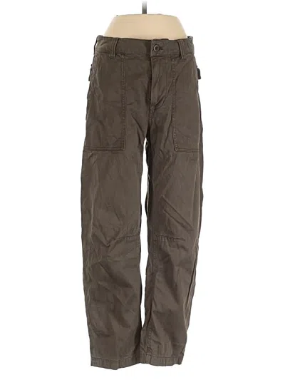 Pre-owned Madewell Cargo Pants In Brown