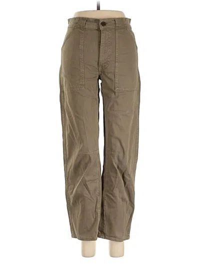 Pre-owned Madewell Cargo Pants In Brown