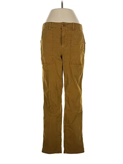 Pre-owned Madewell Cargo Pants In Brown