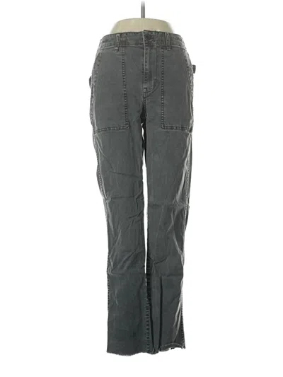 Pre-owned Madewell Cargo Pants In Gray