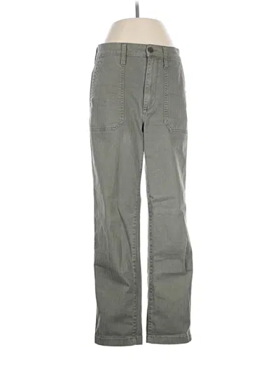 Pre-owned Madewell Cargo Pants In Gray
