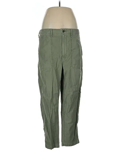 Pre-owned Madewell Cargo Pants In Green
