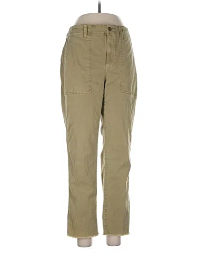 Pre-owned Madewell Cargo Pants In Green