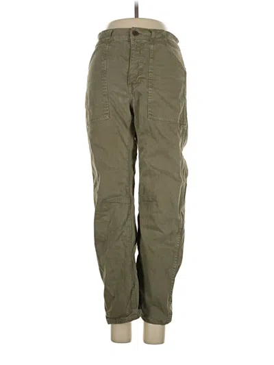 Pre-owned Madewell Cargo Pants In Green