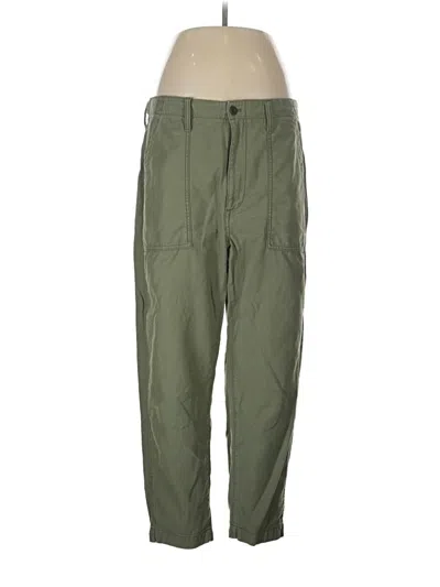 Pre-owned Madewell Cargo Pants In Green
