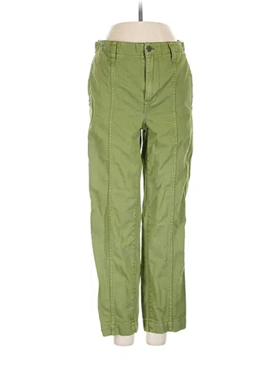 Pre-owned Madewell Cargo Pants In Green