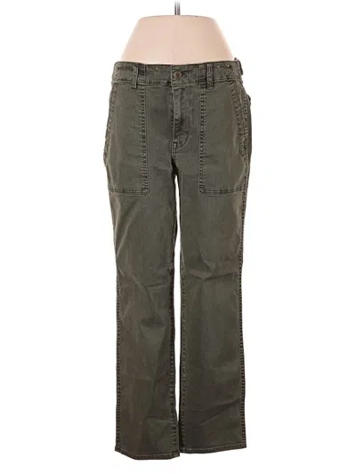 Pre-owned Madewell Cargo Pants In Green