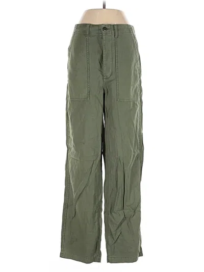 Pre-owned Madewell Cargo Pants In Green