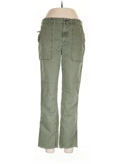 Pre-owned Madewell Cargo Pants In Green