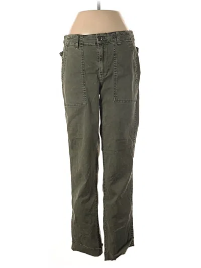 Pre-owned Madewell Cargo Pants In Green