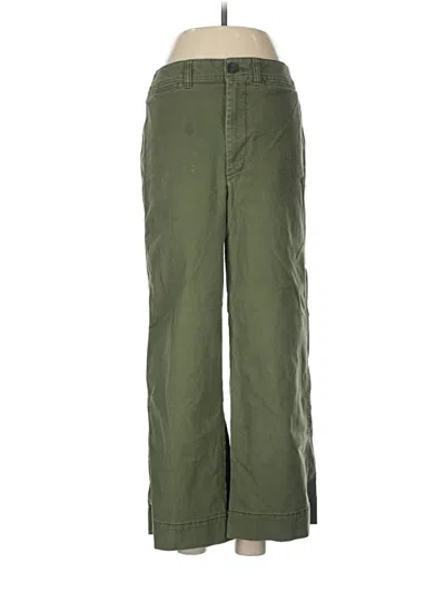 Pre-owned Madewell Cargo Pants In Green