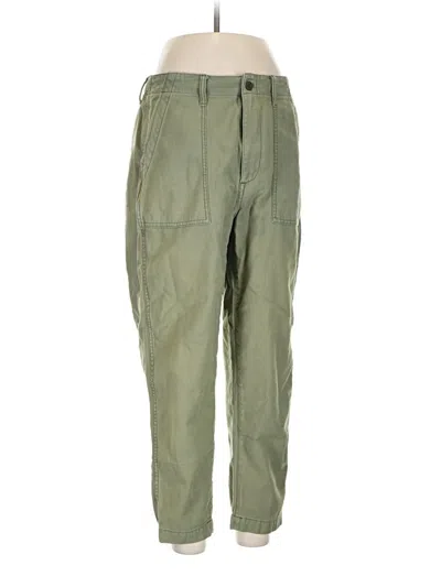 Pre-owned Madewell Cargo Pants In Green