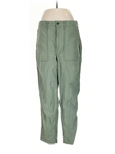 Pre-owned Madewell Cargo Pants In Green
