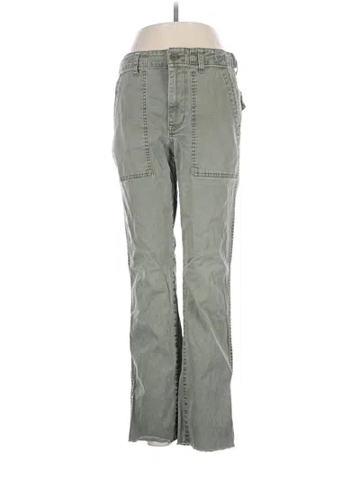 Pre-owned Madewell Cargo Pants In Green