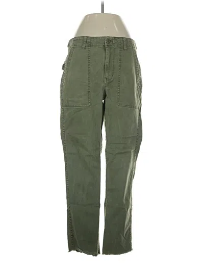Pre-owned Madewell Cargo Pants In Green