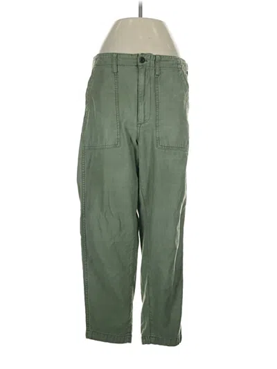 Pre-owned Madewell Cargo Pants In Green