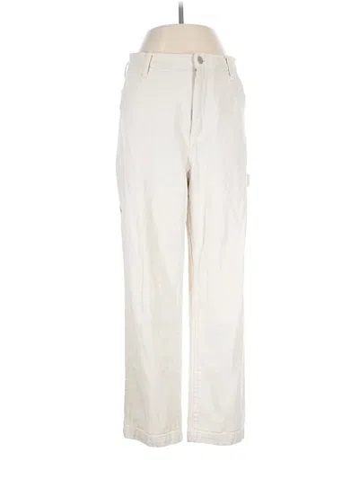 Pre-owned Madewell Cargo Pants In Ivory