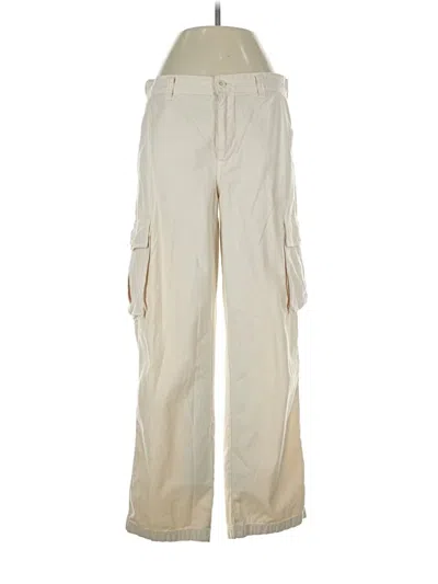 Pre-owned Madewell Cargo Pants In Ivory