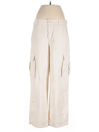 Pre-owned Madewell Cargo Pants In Ivory