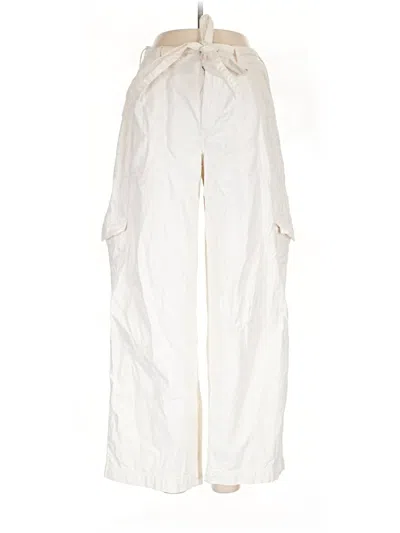 Pre-owned Madewell Cargo Pants In Ivory
