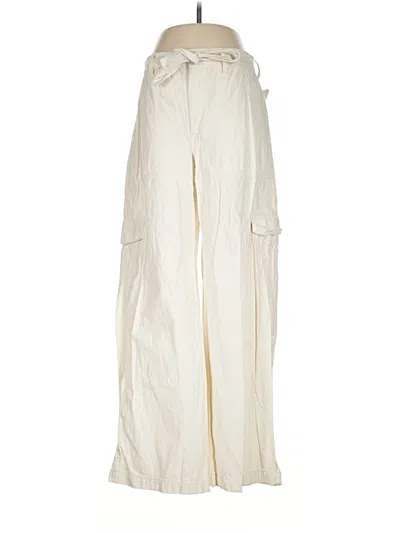 Pre-owned Madewell Cargo Pants In Ivory