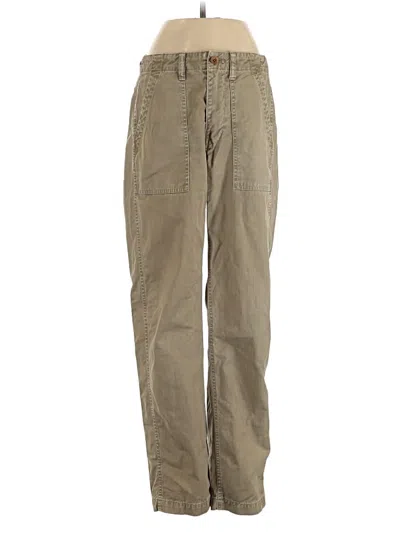 Pre-owned Madewell Cargo Pants In Tan