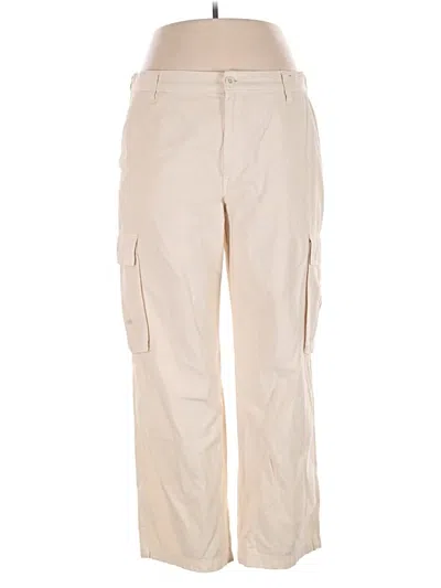 Pre-owned Madewell Cargo Pants In Tan
