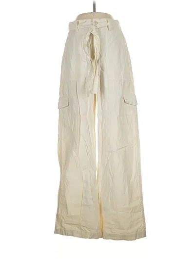 Pre-owned Madewell Cargo Pants In White