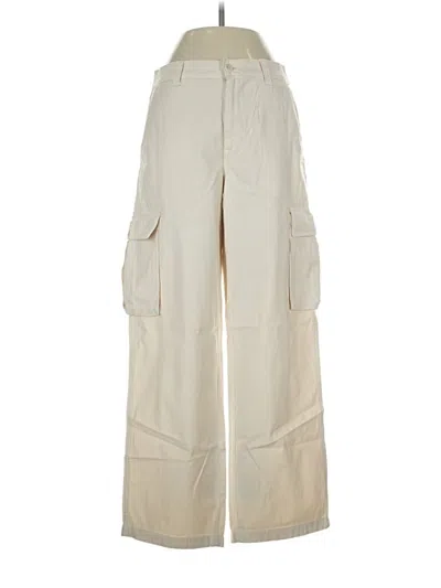 Pre-owned Madewell Cargo Pants In White