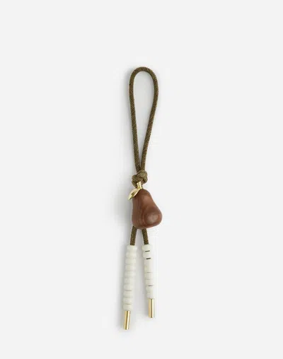 Madewell Carved Pear Bag Charm