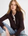 Madewell Cashmere Button-front Cardigan Sweater In Multi