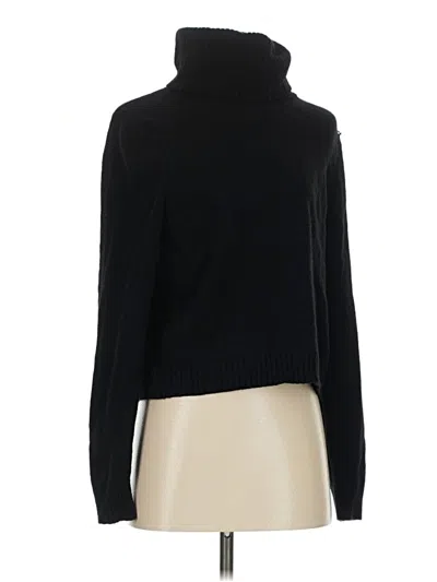 Pre-owned Madewell Cashmere Pullover Sweater In Black