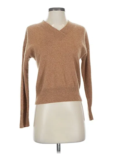 Pre-owned Madewell Cashmere Pullover Sweater In Brown