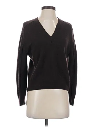 Pre-owned Madewell Cashmere Pullover Sweater In Brown