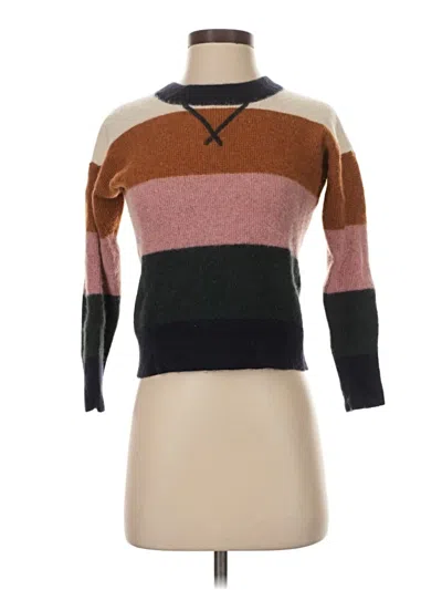 Pre-owned Madewell Cashmere Pullover Sweater In Brown