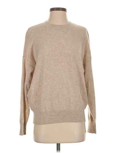 Pre-owned Madewell Cashmere Pullover Sweater In Tan