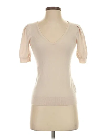 Pre-owned Madewell Cashmere Pullover Sweater In Tan