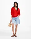 Shop Madewell Cashmere U-neck Pullover