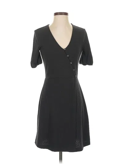 Pre-owned Madewell Casual Dress In Black