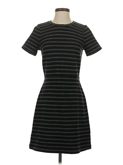 Pre-owned Madewell Casual Dress In Black
