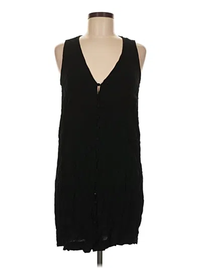 Pre-owned Madewell Casual Dress In Black