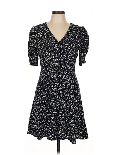 Pre-owned Madewell Casual Dress In Black