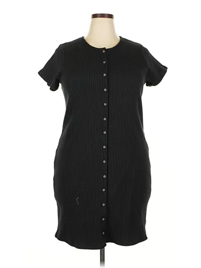 Pre-owned Madewell Casual Dress In Black