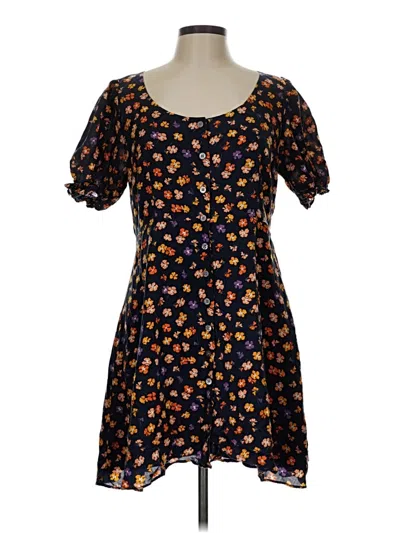 Pre-owned Madewell Casual Dress In Black