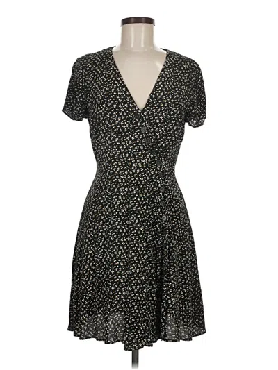 Pre-owned Madewell Casual Dress In Black