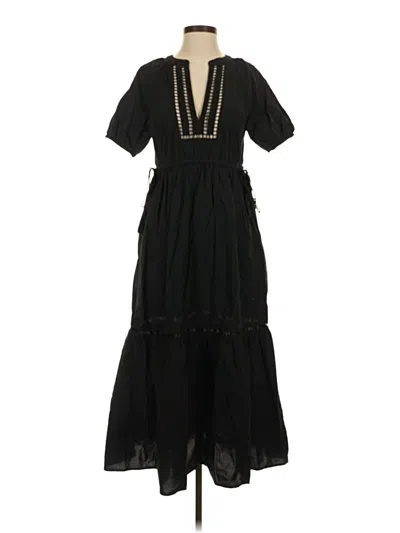 Pre-owned Madewell Casual Dress In Black