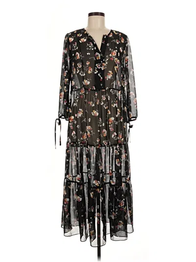 Pre-owned Madewell Casual Dress In Black