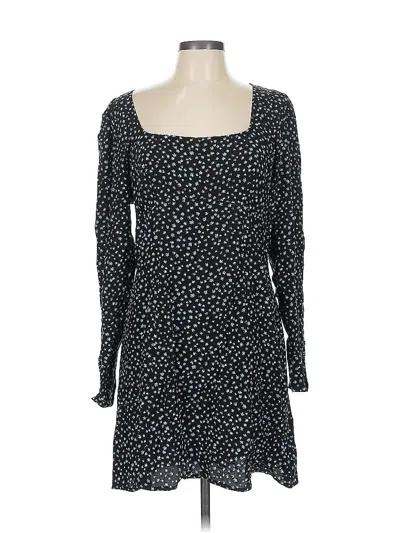Pre-owned Madewell Casual Dress In Black