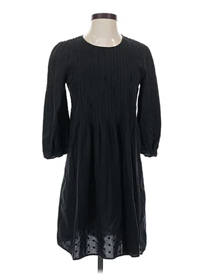 Pre-owned Madewell Casual Dress In Black