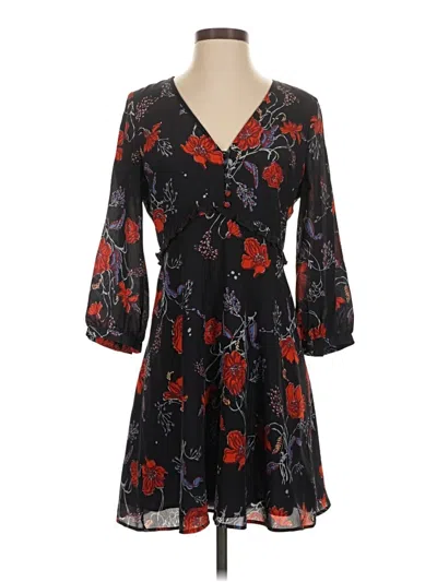 Pre-owned Madewell Casual Dress In Black